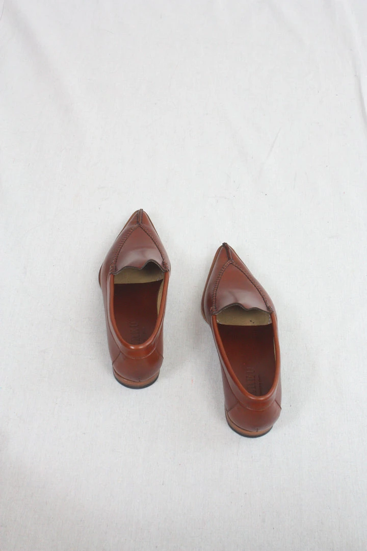 Hereu Babutxa Pointy Babouche Loafer Tan 5 Hereu Babutxa Pointy Babouche Loafer Tan