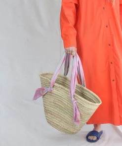 Rodebjer Floral Straw Bag