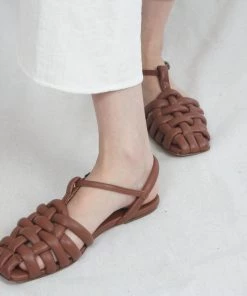 Hereu Cabersa Padded Fisherman Sandal Chestnut