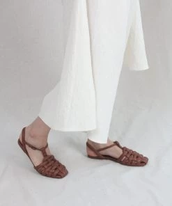 Hereu Cabersa Padded Fisherman Sandal Chestnut