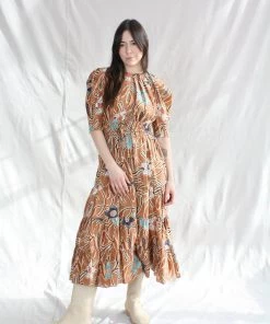 Ulla Johnson Zeenat Dress Copper