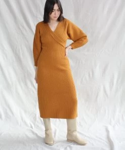 Mara Hoffman Dresses Samira Dress Ochre