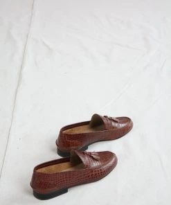 Caron Callahan Vidal Loafer Faux Croc Shoes