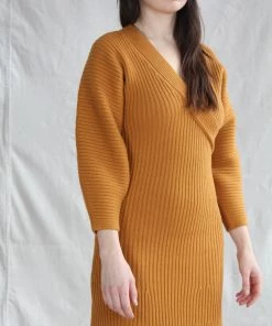 Mara Hoffman Dresses Samira Dress Ochre