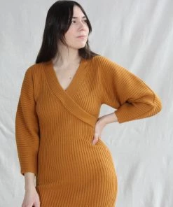 Mara Hoffman Dresses Samira Dress Ochre