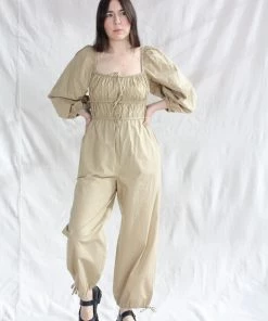 Ulla Johnson Amalie Jumpsuit Dune Sale