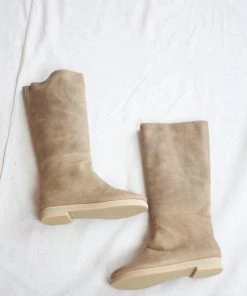 Lauren Manoogian Tall Lined Boot Burnt Umber/Hessian