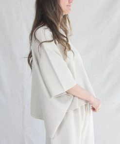 Lauren Manoogian New Arrivals Interlock Panel Top Cement