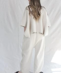 Lauren Manoogian New Arrivals Interlock Panel Top Cement