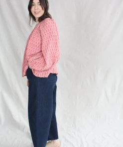 Cordera Curved Leg Pants Denim