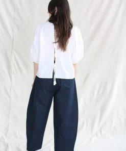 Natalie Martin Kio Too White Swiss Dot Shirts And Blouses