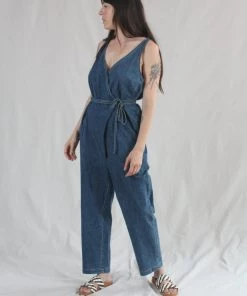 Rachel Comey Twiss Jumpsuit Light Wash Denim