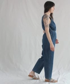 Rachel Comey Twiss Jumpsuit Light Wash Denim