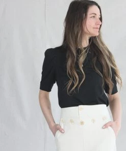 Rodebjer Dory T-Shirt Black