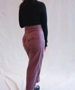 Caron Callahan Emily Pant Mulberry Canvas Pants