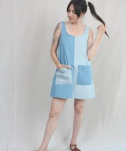 Carleen Half Tone Mini Dress Big Sky New Arrivals