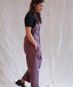 Caron Callahan Bria Jumpsuit Mulberry Canvas Sale