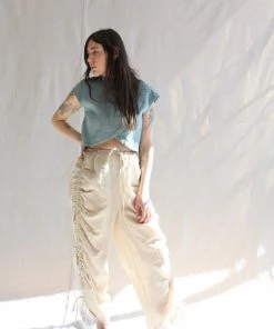 Lauren Manoogian New Arrivals Ruche Pants Sandstone
