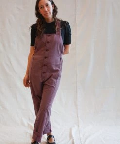Caron Callahan Bria Jumpsuit Mulberry Canvas Sale