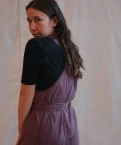 Caron Callahan Bria Jumpsuit Mulberry Canvas Sale