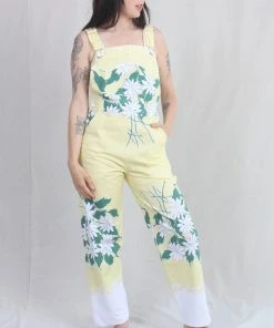 Carleen Dawn Overalls Yellow Daises