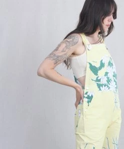 Carleen Dawn Overalls Yellow Daises