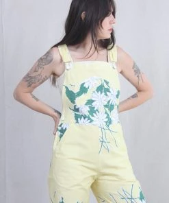 Carleen Dawn Overalls Yellow Daises