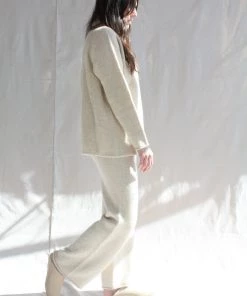 Lauren Manoogian New Miter Pants Ecru