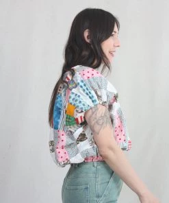 Carleen Cloud Top Vintage Quilt