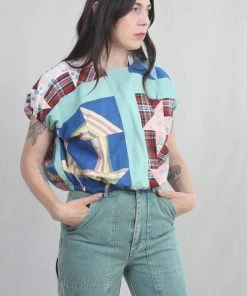 Carleen Cloud Top Vintage Quilt