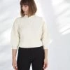 Apiece Apart Merel Funnel Neck Sweater Cream