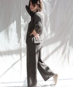 Lauren Manoogian Facil Pant Blackened Flax Pants
