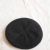 Micaela Greg Felted Alpaca Beret Black Accessories