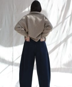 Cordera Sweaters Cotton Polo Sweater Cobblestone 13 Cordera Sweaters Cotton Polo Sweater Cobblestone