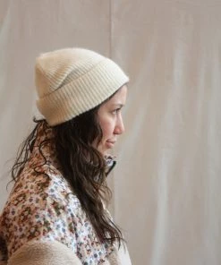 Micaela Greg Accessories Rib Hat Cream