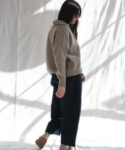 Cordera Sweaters Cotton Polo Sweater Cobblestone 11 Cordera Sweaters Cotton Polo Sweater Cobblestone