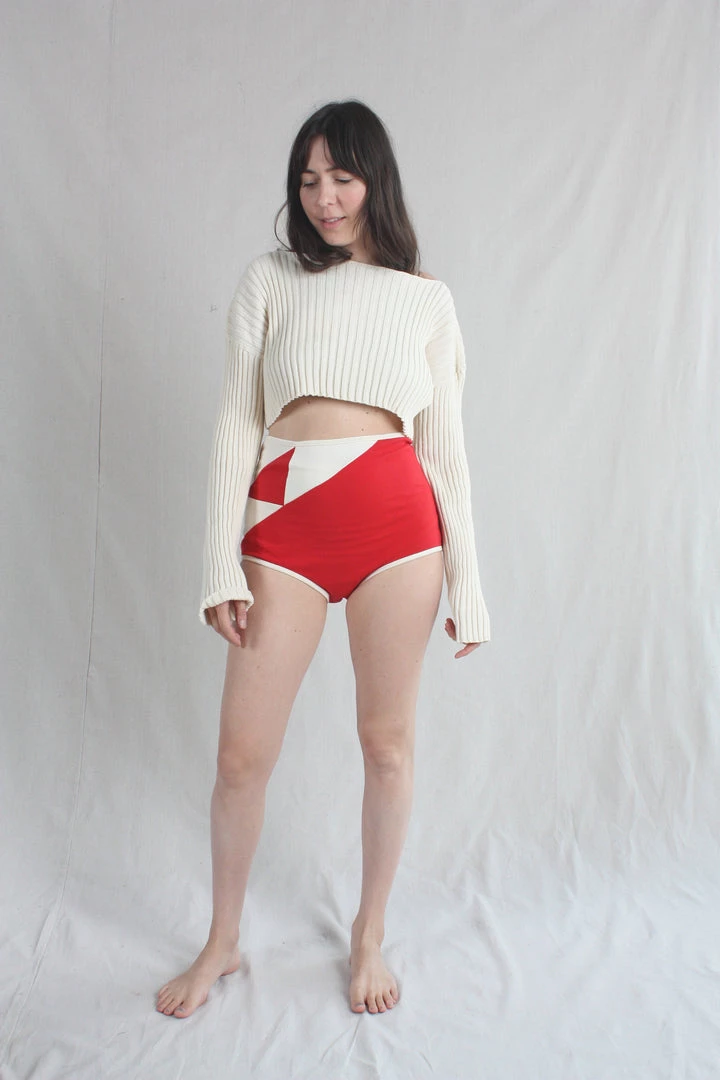 Carleen Bird In The Air Housepants Red 4 Carleen Bird In The Air Housepants Red