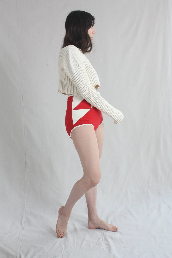 Carleen Bird In The Air Housepants Red 6 Carleen Bird In The Air Housepants Red