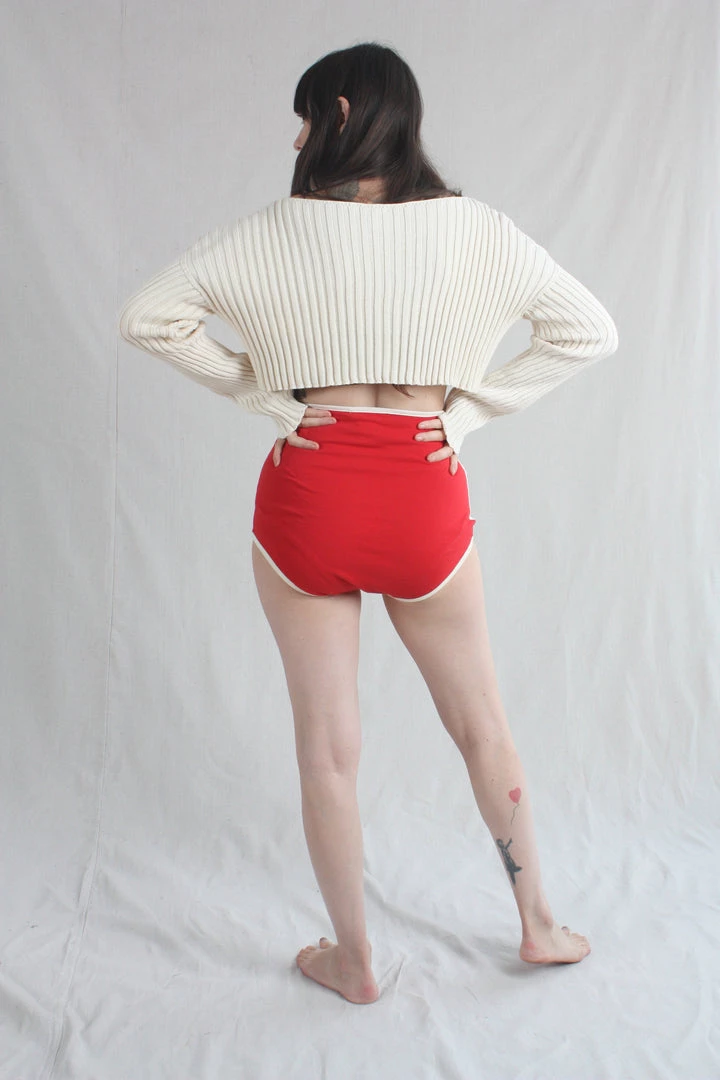 Carleen Bird In The Air Housepants Red 8 Carleen Bird In The Air Housepants Red