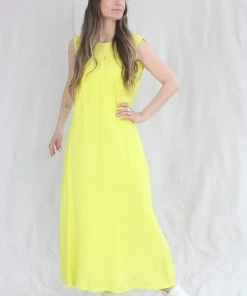 Rachel Comey New Arrivals Vallejo Dress Citron