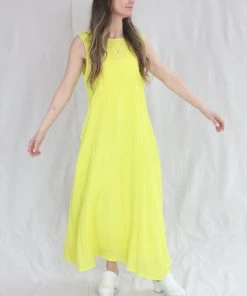 Rachel Comey New Arrivals Vallejo Dress Citron