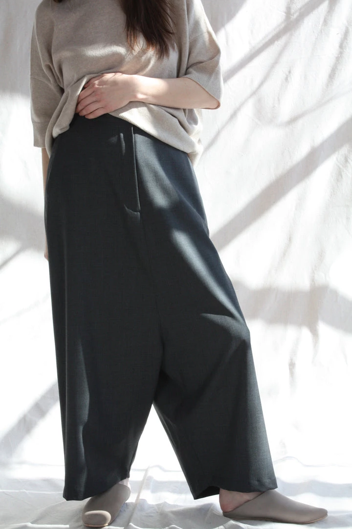 Cordera Pants Tailoring Harem Pant Grey 3 Cordera Pants Tailoring Harem Pant Grey