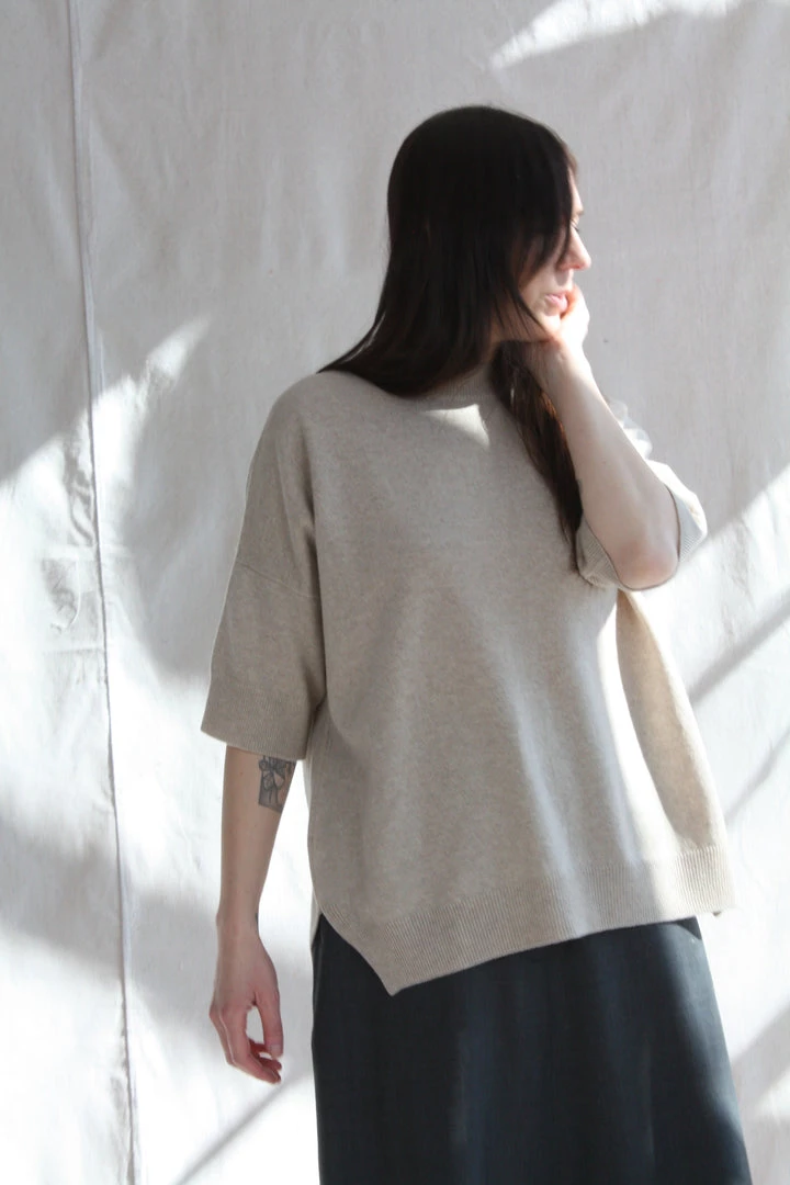 Cordera Cashmere Sweater Oatmeal Sweaters 7 Cordera Cashmere Sweater Oatmeal Sweaters