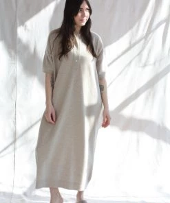Cordera Dresses Cashmere Dress Oatmeal