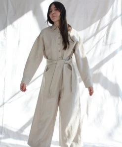 Mara Hoffman Agatha Jumpsuit Stone