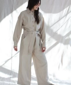 Mara Hoffman Agatha Jumpsuit Stone