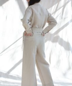 Mara Hoffman Agatha Jumpsuit Stone