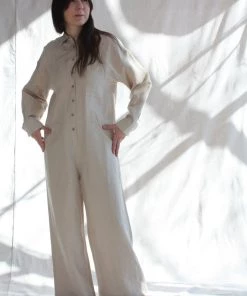 Mara Hoffman Agatha Jumpsuit Stone