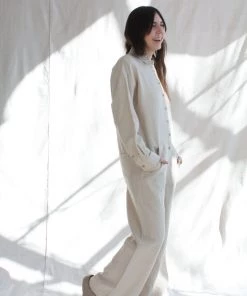 Mara Hoffman Agatha Jumpsuit Stone