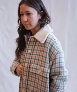 No.6 Wilson Jacket Cream And Mint Plaid Jackets